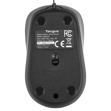 Targus AMU75EU mouse Travel Ambidextrous USB Type-A Blue Trace 1000 DPI view 3