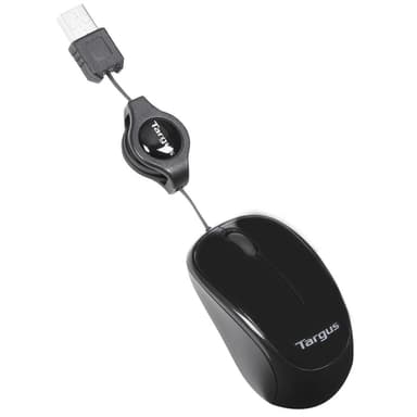Targus AMU75EU mouse Travel Ambidextrous USB Type-A Blue Trace 1000 DPI view 1