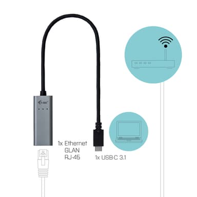 i-tec Metal USB-C Gigabit Ethernet Adapter view 6