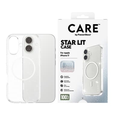 PanzerGlass CARE™ by ® Star Lit Case w. White MagSafe iPhone 17 view 2