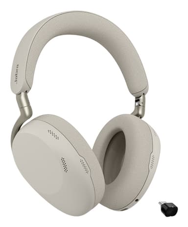 Jabra Evolve3 85 UC + Link 390c Headset Wireless Head-band Calls/Music USB Type-C Bluetooth Grey view 1