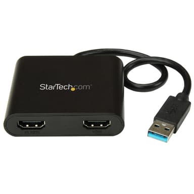 StarTech.com USB 3.0 to Dual HDMI Adapter, USB to 2x HDMI Monitor Converter for Windows (no support for macOS/ChromeOS/Linux) - TAA view 6