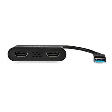 StarTech.com USB 3.0 to Dual HDMI Adapter, USB to 2x HDMI Monitor Converter for Windows (no support for macOS/ChromeOS/Linux) - TAA view 2