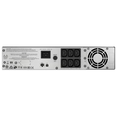 APC Smart-UPS C, Line Interactive, 2000VA, Rackmount 2U, 230V, 6x IEC C13 outlets, USB and Serial communication, AVR, Graphic LCD view 2