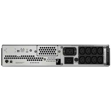 APC Smart-UPS C, Line Interactive, 3kVA, Rackmount 2U, 230V, 8x IEC C13+1x IEC C19 outlets, USB and Serial communication, AVR, Graphic LCD view 2
