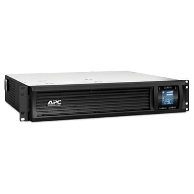 APC Smart-UPS C, Line Interactive, 3kVA, Rackmount 2U, 230V, 8x IEC C13+1x IEC C19 outlets, USB and Serial communication, AVR, Graphic LCD view 1