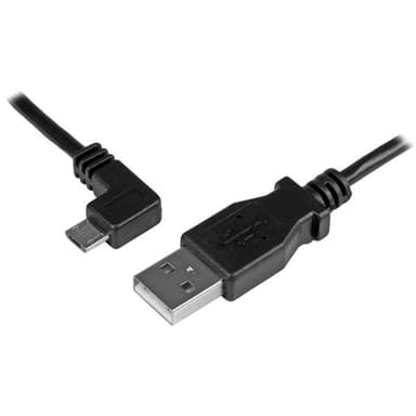 StarTech.com Micro-USB Charge-and-Sync Cable M/M - Left-Angle Micro-USB - 24 AWG - 0.5 m view 1