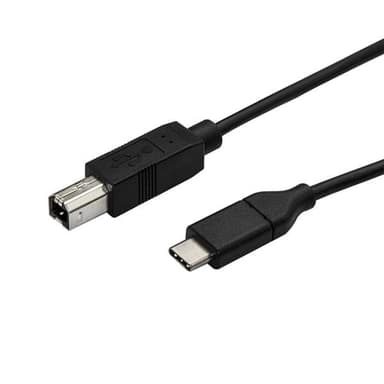 StarTech.com USB-C to USB-B Printer Cable - M/M - 3 m (10 ft.) - USB 2.0 view 1