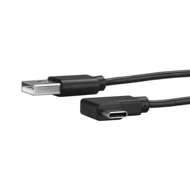 StarTech.com USB-A to USB-C Cable - Right-Angle - M/M - 1 m (3 ft.) - USB 2.0 view 1