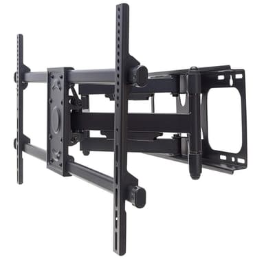 Manhattan Wall Mount for TV & Monitors (Full Motion), For screens 37" to 75", VESA compatibility: all between 200x200mm to 800x400mm - check the dimensions of the four mounting holes on back of screen to ensure it fits, Max 75kg, Black, Bracket, Lifetime Warranty view 1