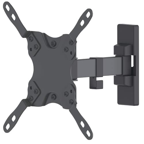 Manhattan Wall Mount for TV & Monitors (Tilt and Swivel 2 pivots), For screens 13" to 42", VESA compatibility: all between 75x75mm to 200x200mm - check the dimensions of the four mounting holes on back of screen to ensure it fits, Max 20kg, Bracket