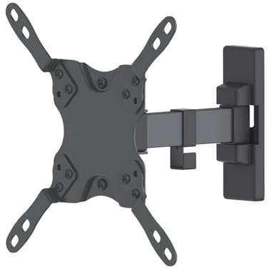 Manhattan Wall Mount for TV & Monitors (Tilt and Swivel 2 pivots), For screens 13" to 42", VESA compatibility: all between 75x75mm to 200x200mm - check the dimensions of the four mounting holes on back of screen to ensure it fits, Max 20kg, Bracket view 1