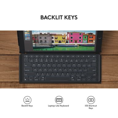 Logitech Slim Combo French Smart Connector Black view 8