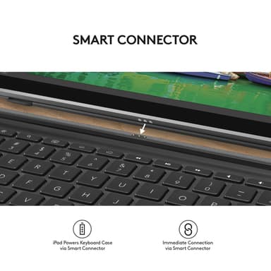 Logitech Slim Combo French Smart Connector Black view 9
