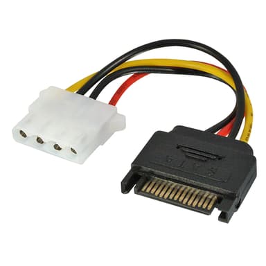 Lindy 0.15m SATA Power Connector to LP4 Power Cable view 1