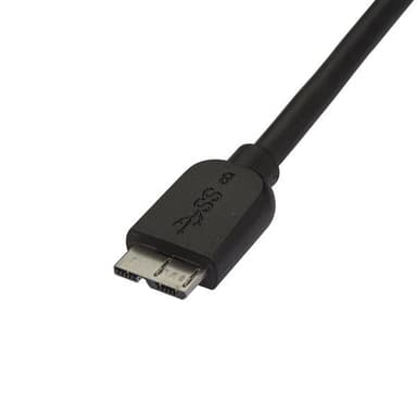 StarTech.com Slim Micro USB 3.0 Cable - M/M - 2m (6ft) view 2