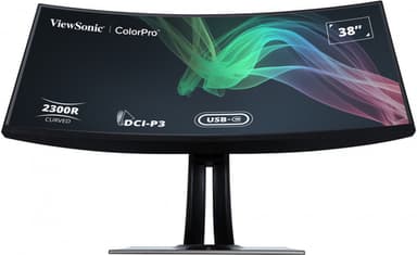 Viewsonic VP3881A computer monitor 96.5 cm (38") 3840 x 1600 pixels Quad HD+ LED Black view 2