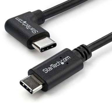 StarTech.com Right-Angle USB-C Cable - M/M - 1 m (3 ft.) - USB 2.0 view 1