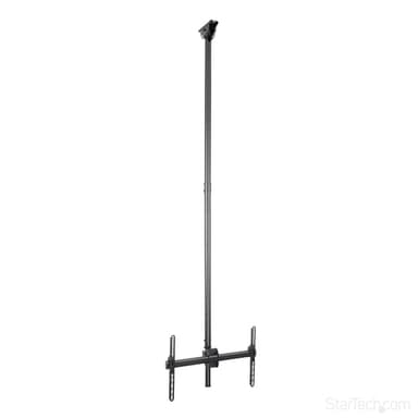 StarTech.com TV Ceiling Mount - Full-Motion Universal Hanging Single Screen Mount with Adjustable Telescopic Long Pole - Tilt / Swivel - VESA Bracket for 32”-75" Displays view 9
