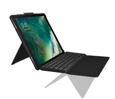 Logitech SLIM COMBO with detachable keyboard and Smart Connector for iPad Pro 12.9 inch (1st and 2nd generation) German Black view 5