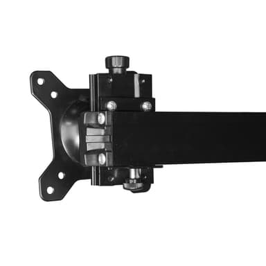 StarTech.com Wall Mount Dual Monitor Arm – Articulating Ergonomic VESA Wall Mount for 2x 24" (11lb/5kg) Displays – Synchronized Adjustable Crossbar – Tilt/Swivel/Rotate- Double Screen Mount Bracket view 4