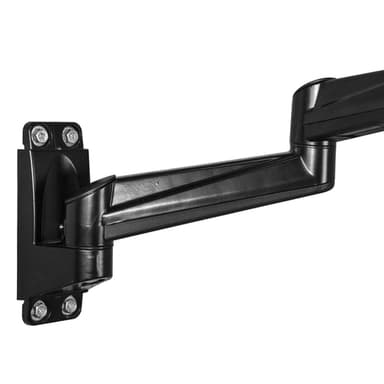 StarTech.com Wall Mount Dual Monitor Arm – Articulating Ergonomic VESA Wall Mount for 2x 24" (11lb/5kg) Displays – Synchronized Adjustable Crossbar – Tilt/Swivel/Rotate- Double Screen Mount Bracket view 3