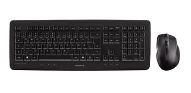 CHERRY DW 5100 keyboard Mouse included Universal RF Wireless Nordic Black view 1