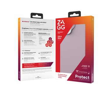 ZAGG Cases Manhattan Snap Apple iPhone 15 Plus/iPhone 14 Plus Lavender EN/FR view 6