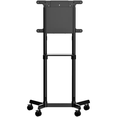 StarTech.com Mobile TV Cart - Portable Rolling TV Stand for 37-70" VESA Display (154lb/70kg) - TV Stand w/Shelf & Storage Compartment - Rotate/Tilt Display - Universal TV Mount on Wheels view 2