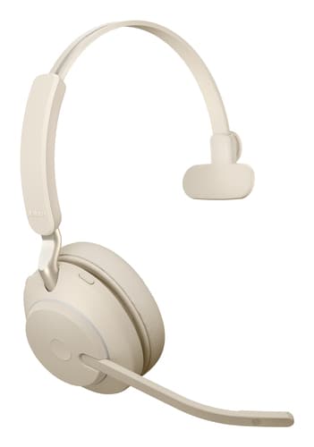 Jabra Evolve2 65 USB-A UC Chrg stand Mono - Beige view 4