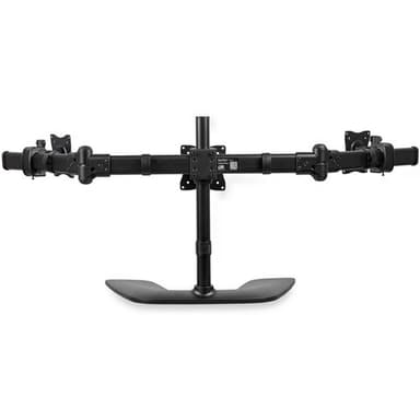 StarTech.com Triple-Monitor Desktop Stand - Articulating - For up to 27" (17.6lb/8kg) Displays view 3