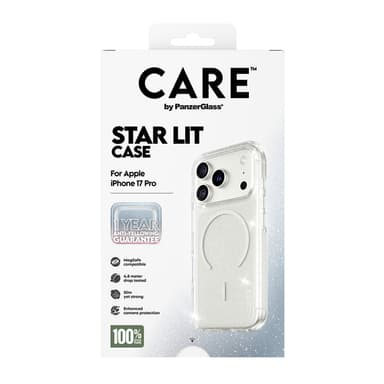 PanzerGlass CARE™ by ® Star Lit Case w. White MagSafe iPhone 17 Pro view 3