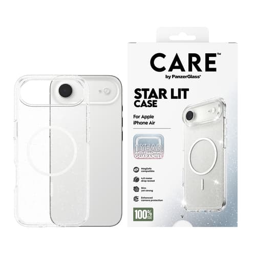 PanzerGlass CARE™ by ® Star Lit Case w. White MagSafe iPhone Air