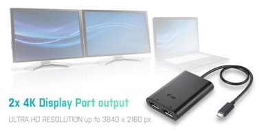 i-tec USB-C 3.1 Dual 4K DP Video Adapter view 5