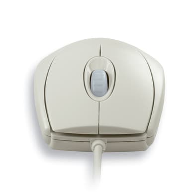 CHERRY WHEELMOUSE OPTICAL Corded Mouse, Light Grey, PS2/USB view 3
