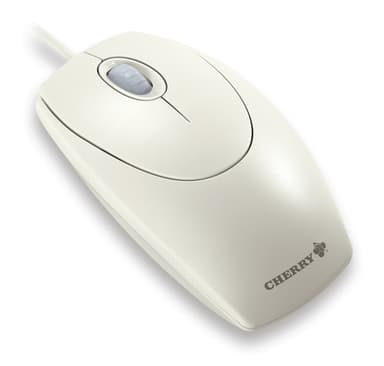 CHERRY WHEELMOUSE OPTICAL Corded Mouse, Light Grey, PS2/USB view 1
