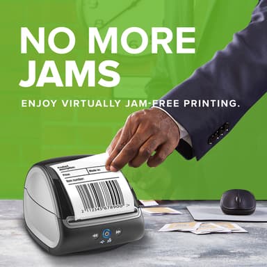 DYMO LabelWriter 5XL Label Printer | Automatic Label Recognition Label Maker | Prints Extra-Wide Shipping Labels from AmazonDHL & More | Perfect for eCommerce Sellers | EU 2 Pin Plug view 3