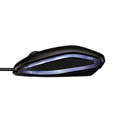 CHERRY GENTIX CORDED ILLUMINATED MOUSE, Black, USB view 3