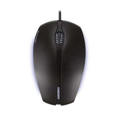 CHERRY GENTIX CORDED ILLUMINATED MOUSE, Black, USB view 2