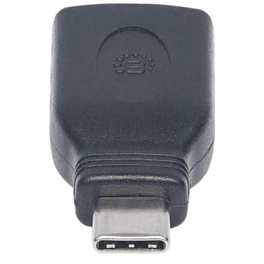 Manhattan USB-C to USB-A Adapter, Male to Female, 5 Gbps (USB 3.2 Gen1 aka USB 3.0), SuperSpeed USB, Black, Lifetime Warranty, Equivalent to USB31CAADG view 3