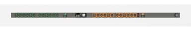 Vertiv Geist MGU5MGB1-24PH63-3PS6B2A10-S power distribution unit (PDU) 24 AC outlet(s) 0U Black view 1