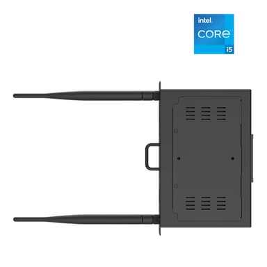 BenQ TEY41-i5 Intel® Core™ i5 i5-1235U 16 GB DDR4-SDRAM 256 GB SSD Windows 11 Pro Rack-mounted chassis PC Black view 4