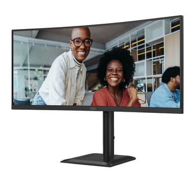 AOC CU34E4C computer monitor 86.4 cm (34") 3440 x 1440 pixels Black view 3
