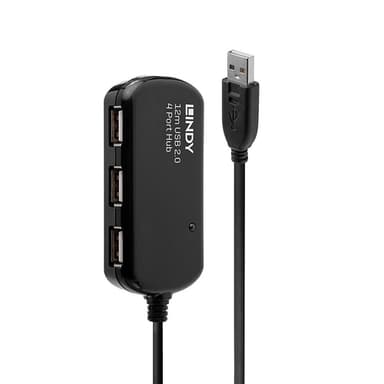 Lindy 12m USB 2.0 Active Extension Pro Hub view 1