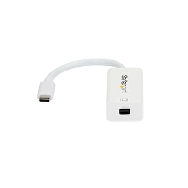 StarTech.com USB-C to Mini DisplayPort Adapter - 4K 60Hz - White - USB 3.1 Type-C to Mini DP Adapter - Upgraded Version is CDP2MDPEC view 4