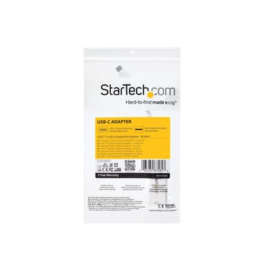 StarTech.com USB-C to Mini DisplayPort Adapter - 4K 60Hz - White - USB 3.1 Type-C to Mini DP Adapter - Upgraded Version is CDP2MDPEC view 7