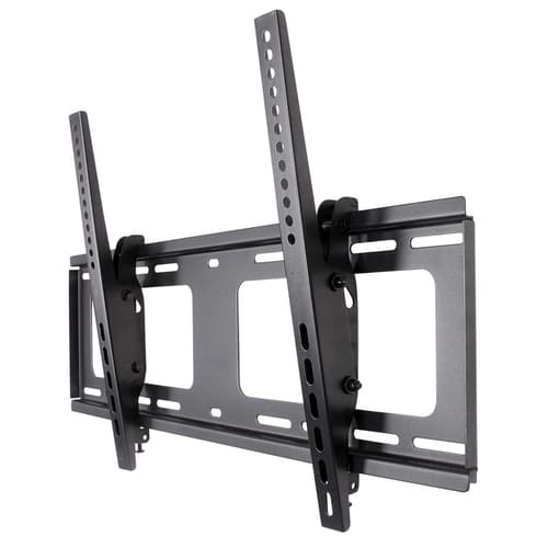 Manhattan Wall Mount for TV & Monitors (Tiltable), For screens 37" to 65", VESA compatibility: all between 200x200mm to 600x400mm - check the dimensions of the four mounting holes on back of screen to ensure it fits, Max 80kg, Black, Bracket