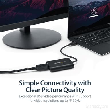 StarTech.com USB 3.0 to DisplayPort Adapter, USB DP Monitor Converter for Windows, 4K (no support for macOS/ChromeOS/Linux) - TAA view 10