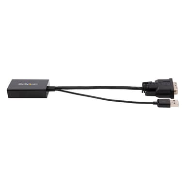 StarTech.com DVI to DisplayPort Adapter - USB Power - 1920 x 1200 - DVI to DisplayPort Converter - Video Adapter - DVI-D to DP view 6