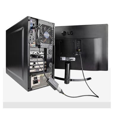 StarTech.com DVI to DisplayPort Adapter - USB Power - 1920 x 1200 - DVI to DisplayPort Converter - Video Adapter - DVI-D to DP view 7